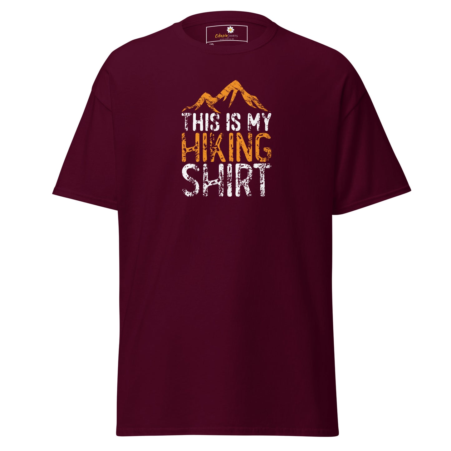 Unisex classic t-shirt - ADVENTURE MY HIKING SHIRT - BIG