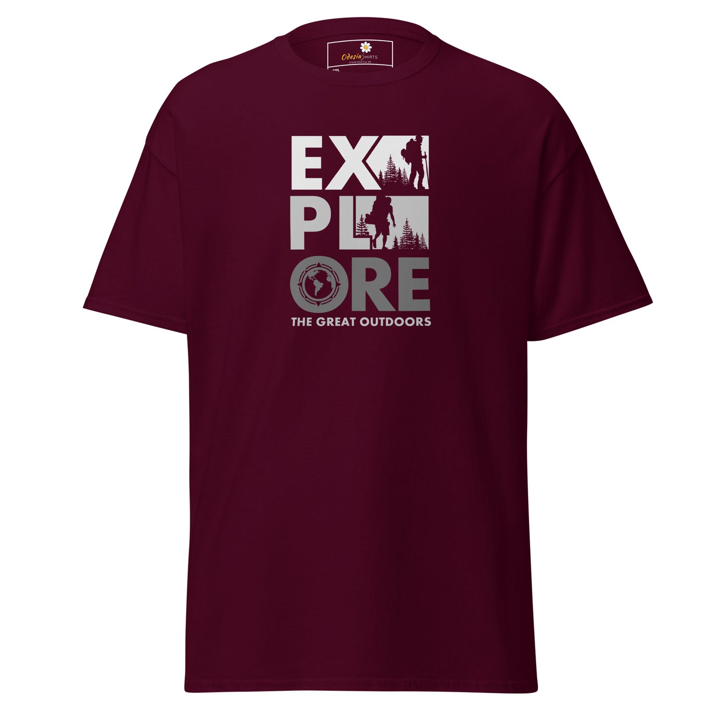 Unisex classic t-shirt - ADVENTURE EXPLORE OUTDOORS - BIG