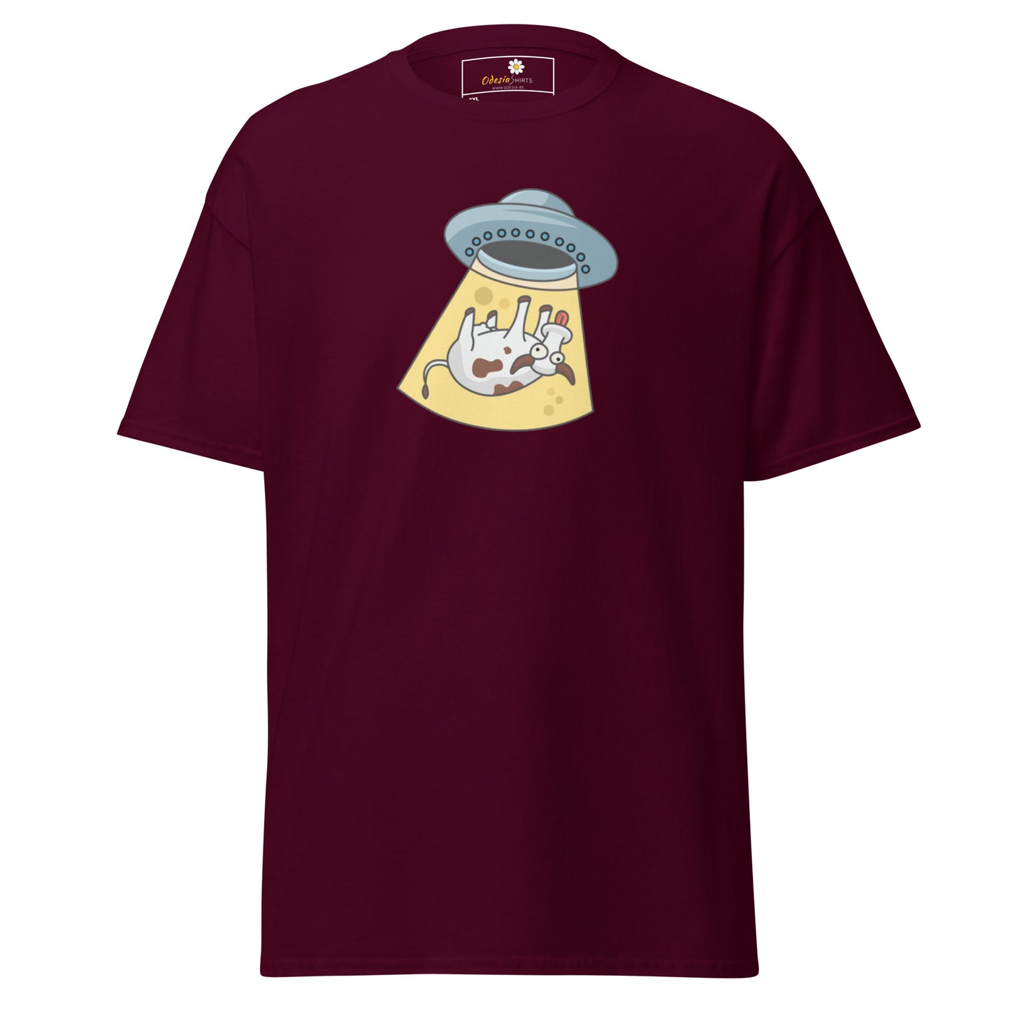 Unisex classic t-shirt - ALIEN SPACE COW - BIG