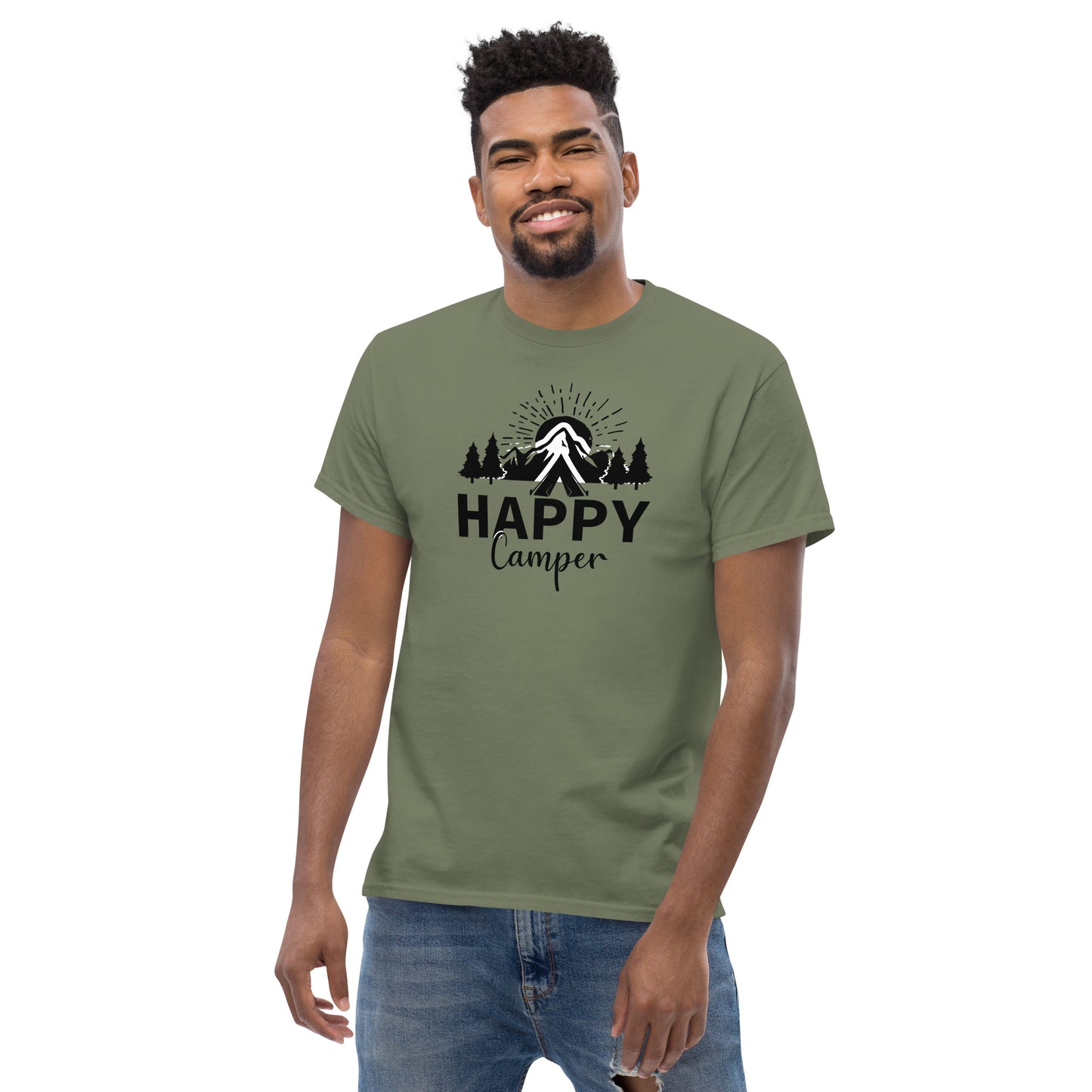 Unisex classic t-shirt - ADVENTURE HAPPY MOUNTAIN - BIG