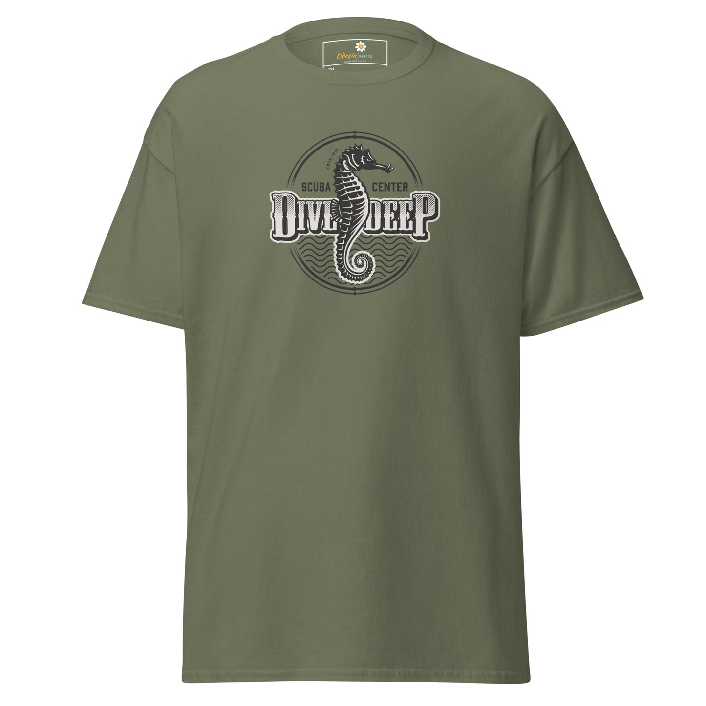 Unisex classic t-shirt - SPORT DIVE DEEP - BIG