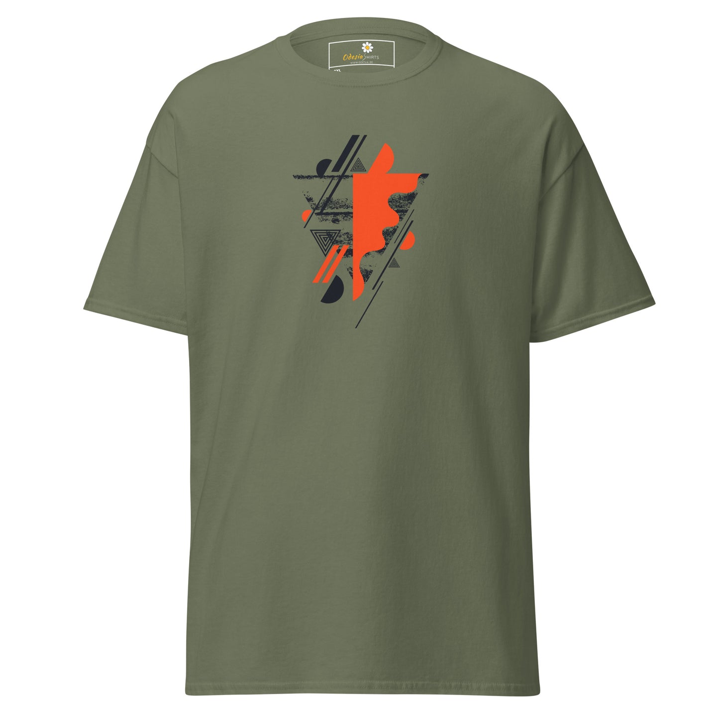 Unisex classic t-shirt - ABSTRACT SHAPES AND COLORS - BIG