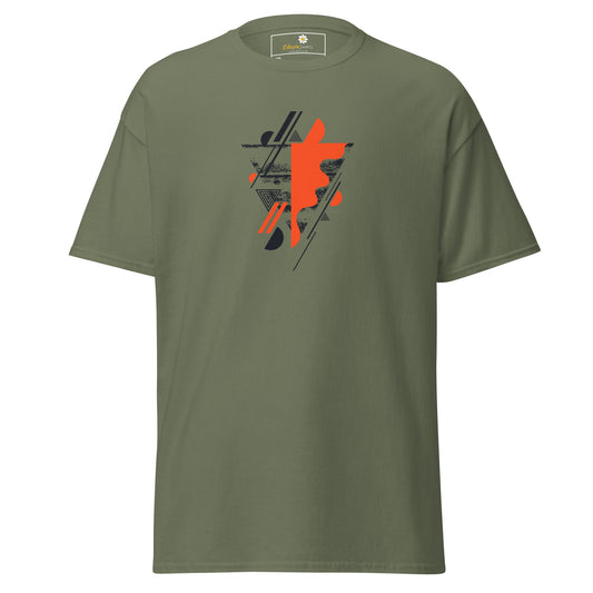 Unisex classic t-shirt - ABSTRACT SHAPES AND COLORS - BIG