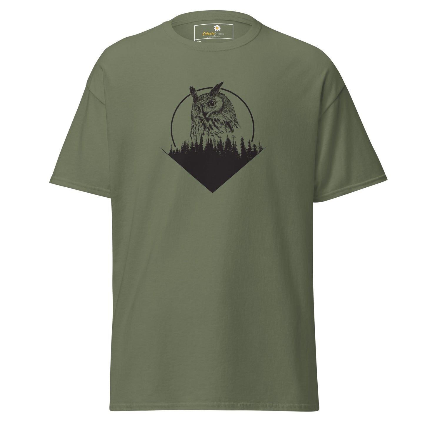 T-shirt classique unisexe - MYSTIC OWL BIRD - BIG