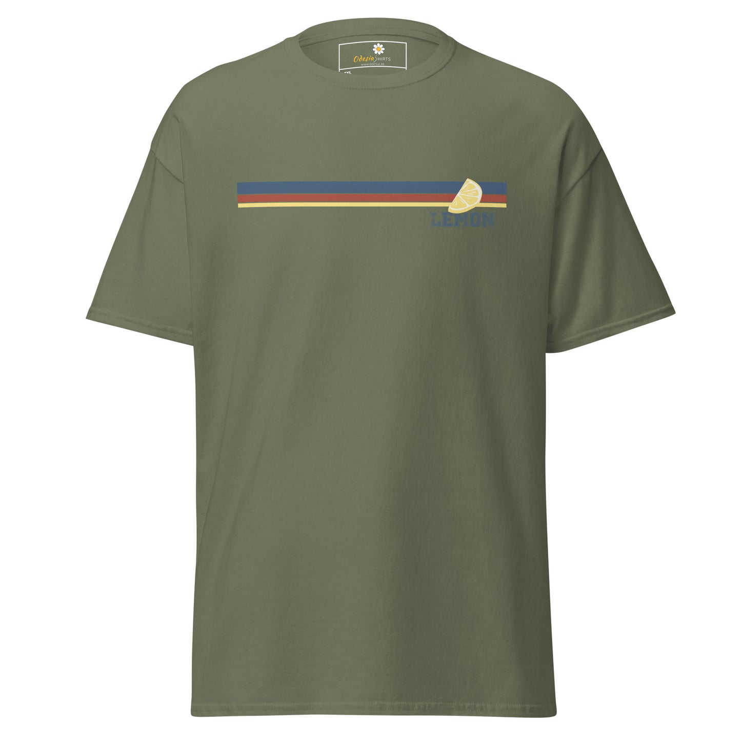 Unisex classic t-shirt - MISC LEMON LINES - BIG