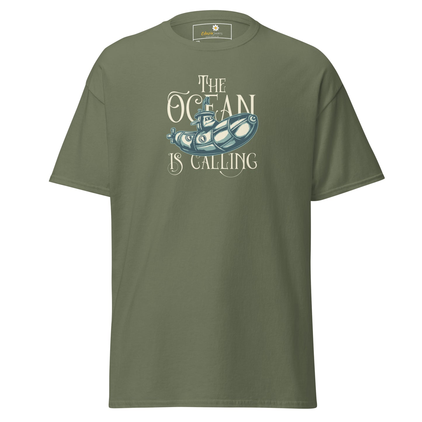 Unisex classic t-shirt - ADVENTURE THE OCEAN IS CALLING - BIG