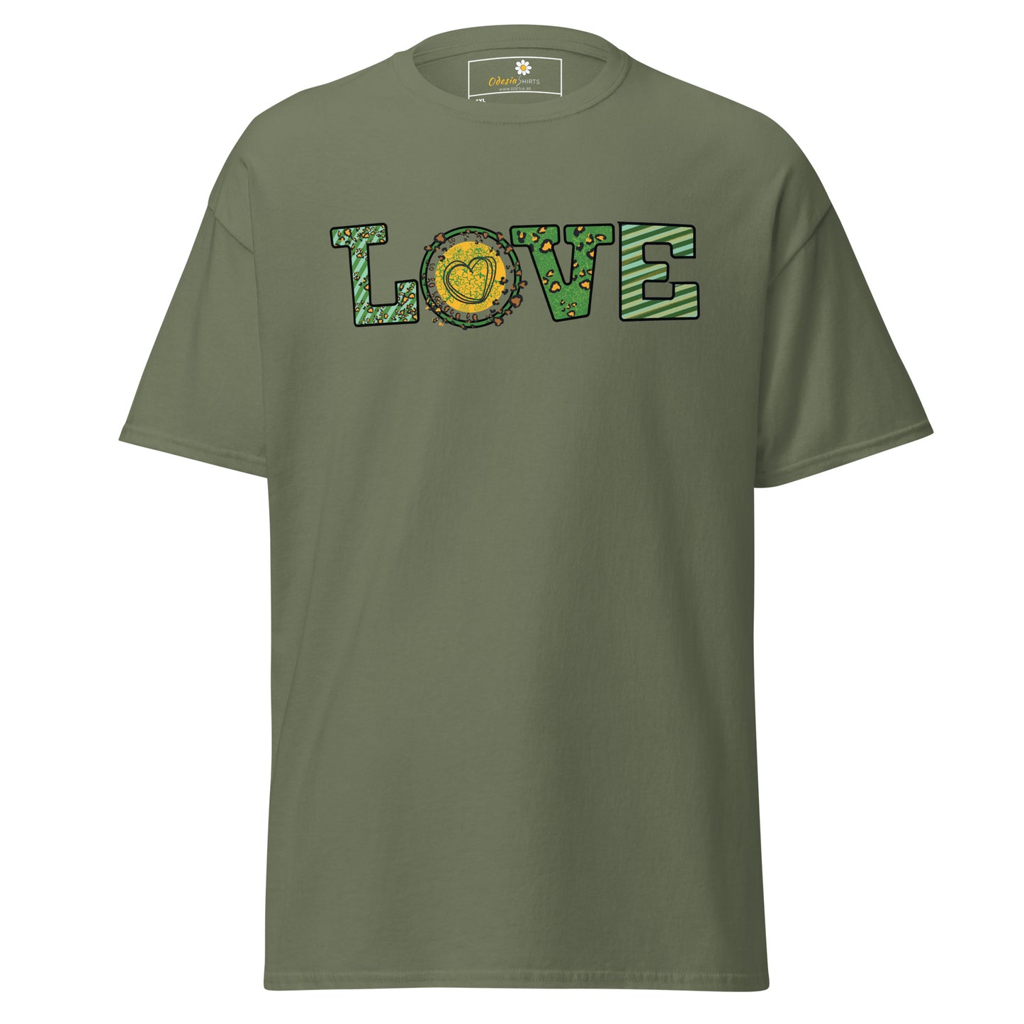 Unisex classic t-shirt - TEXT LOVE - BIG