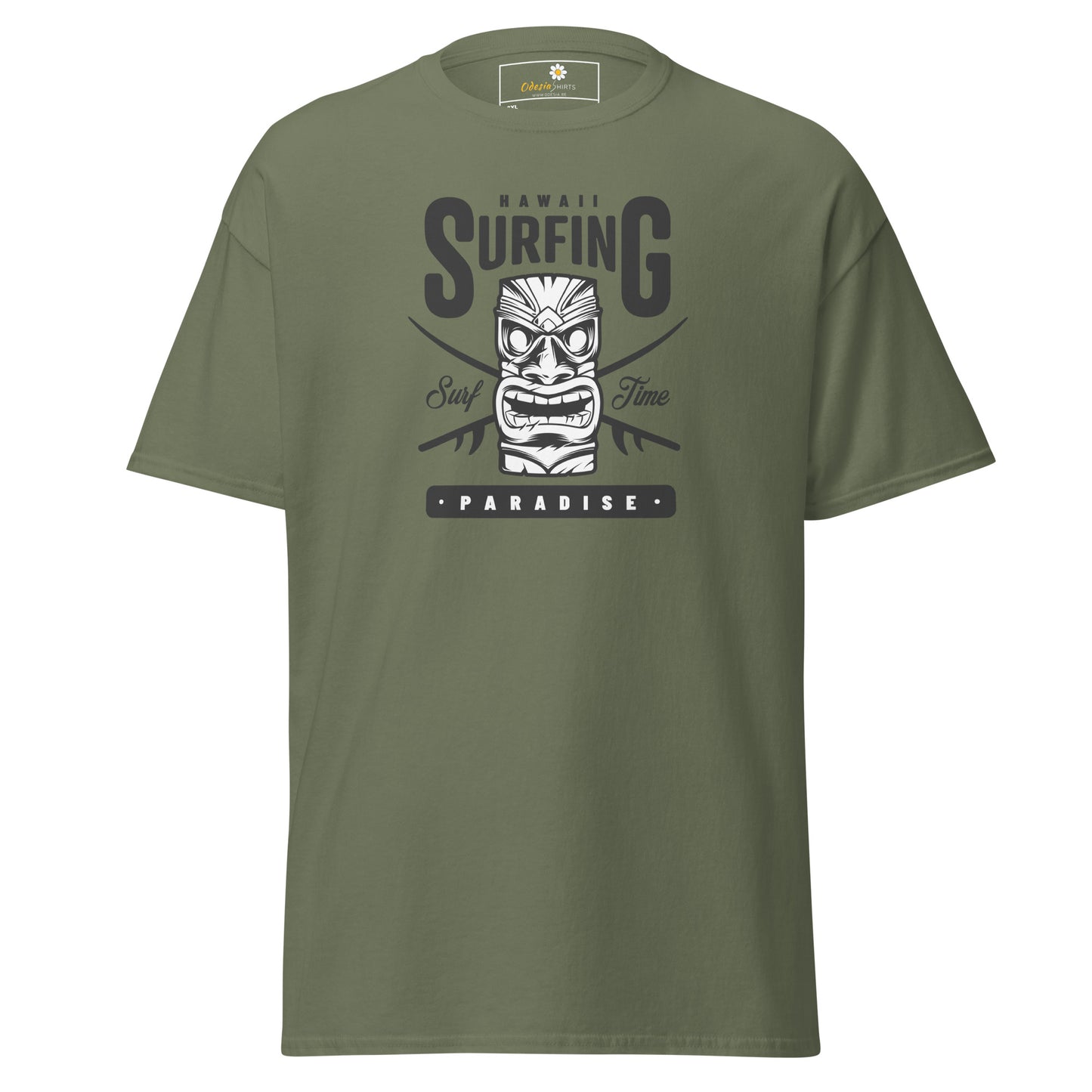 Unisex classic t-shirt - SUMMER HAWAI SURFING PARADISE - BIG