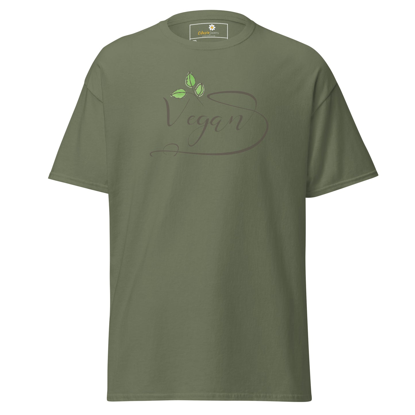 Unisex classic t-shirt - GREEN VEGAN GLORY - BIG