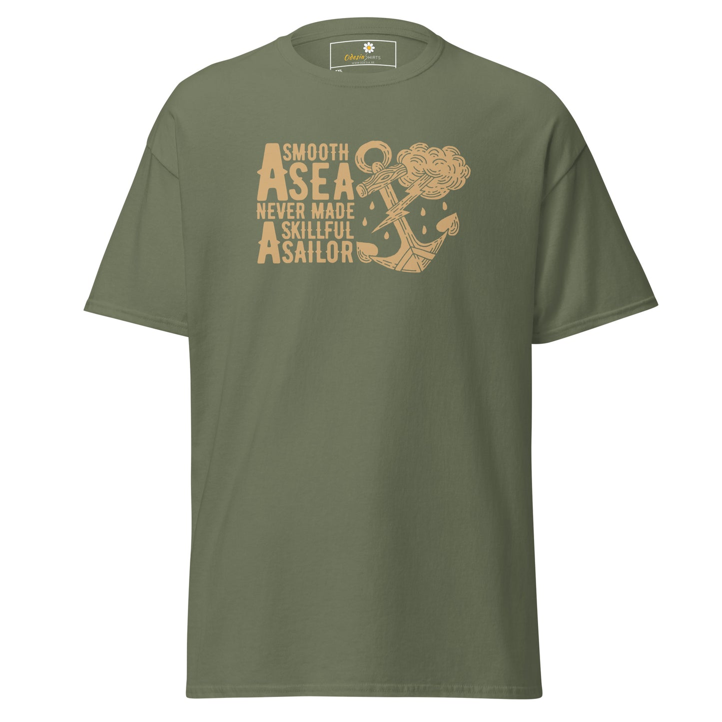 Unisex classic t-shirt - NATURE SMOOTH SEA SKILLED SAILOR - BIG