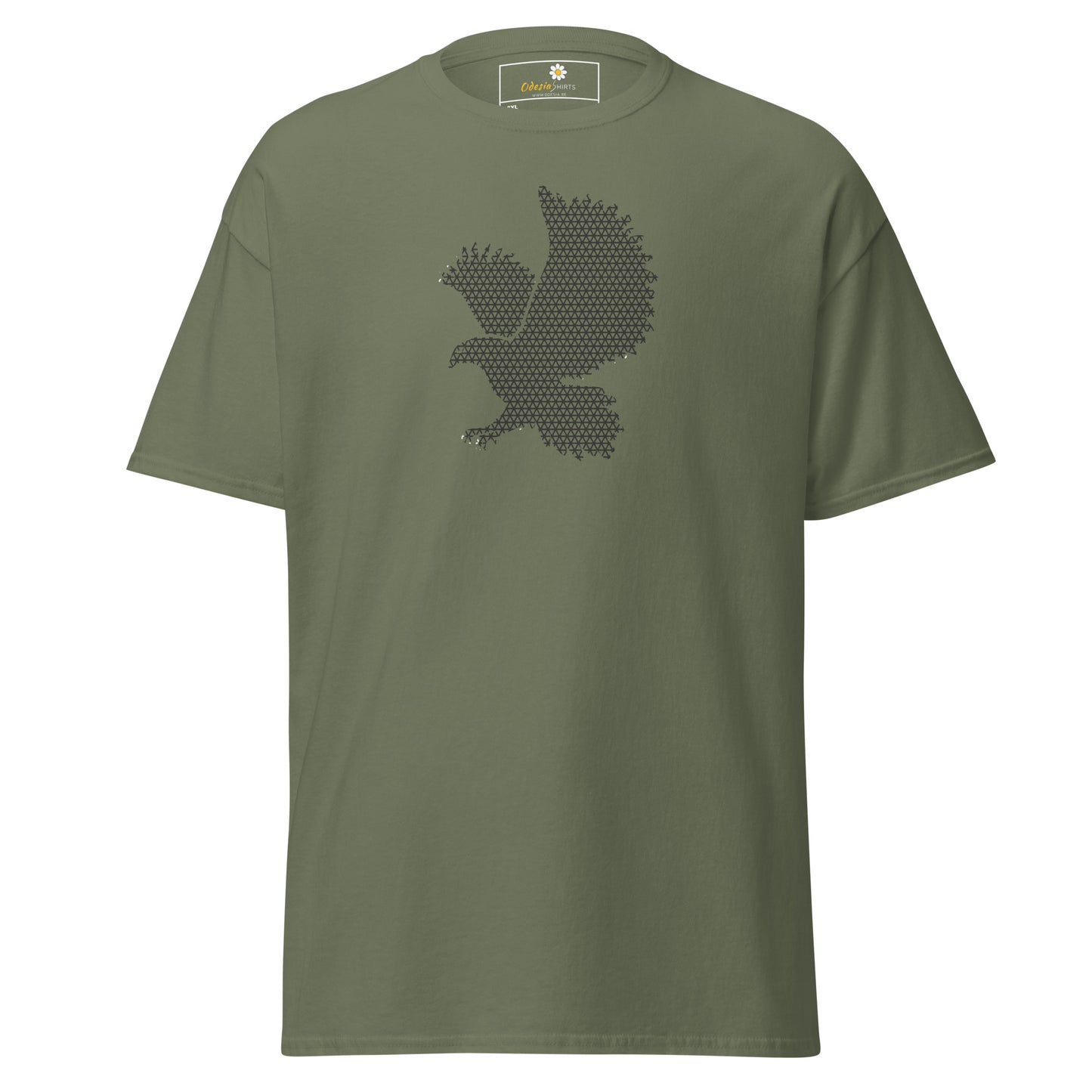 Unisex classic t-shirt - ABSTRACT FLYING BIRD - BIG