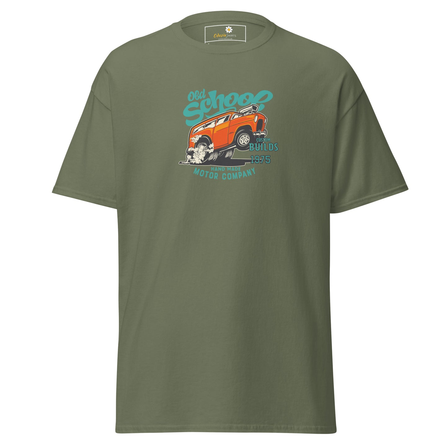 T-shirt classique unisexe - VINTAGE OLD SCHOOL MOTORS - REGULAR