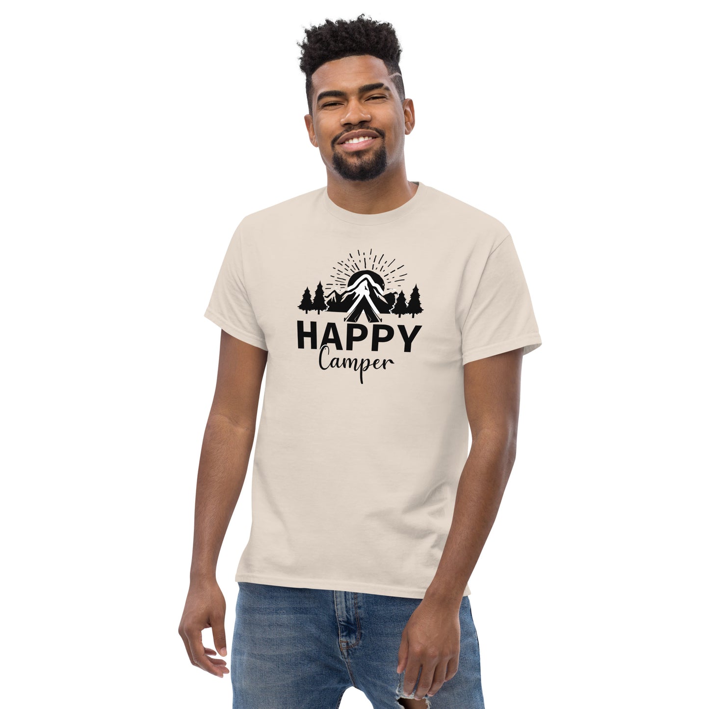 Unisex classic t-shirt - ADVENTURE HAPPY MOUNTAIN - BIG