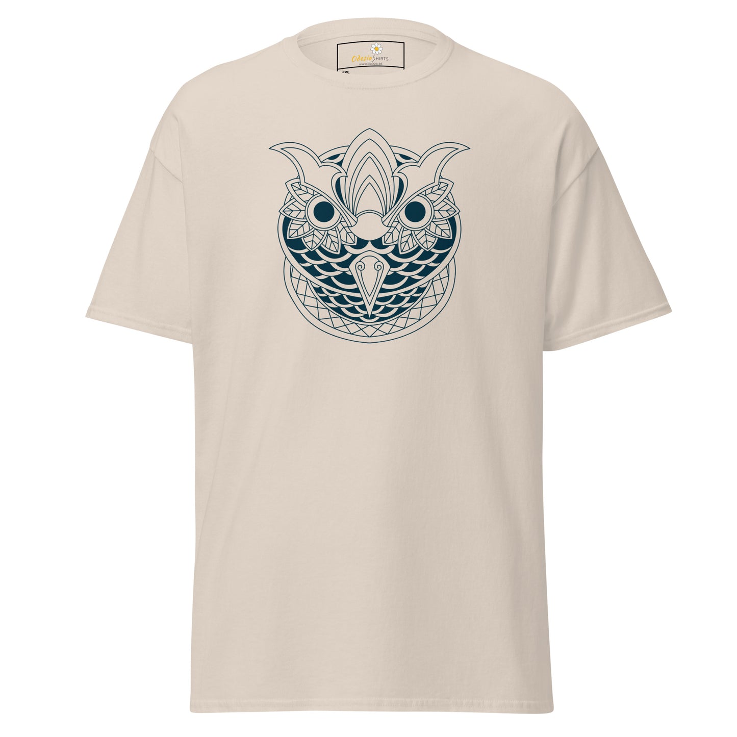 T-shirt classique pour homme - WILDLIFE OWL ABSTRACT - BIG