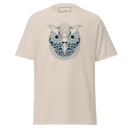 T-shirt classique pour homme - WILDLIFE OWL ABSTRACT - BIG
