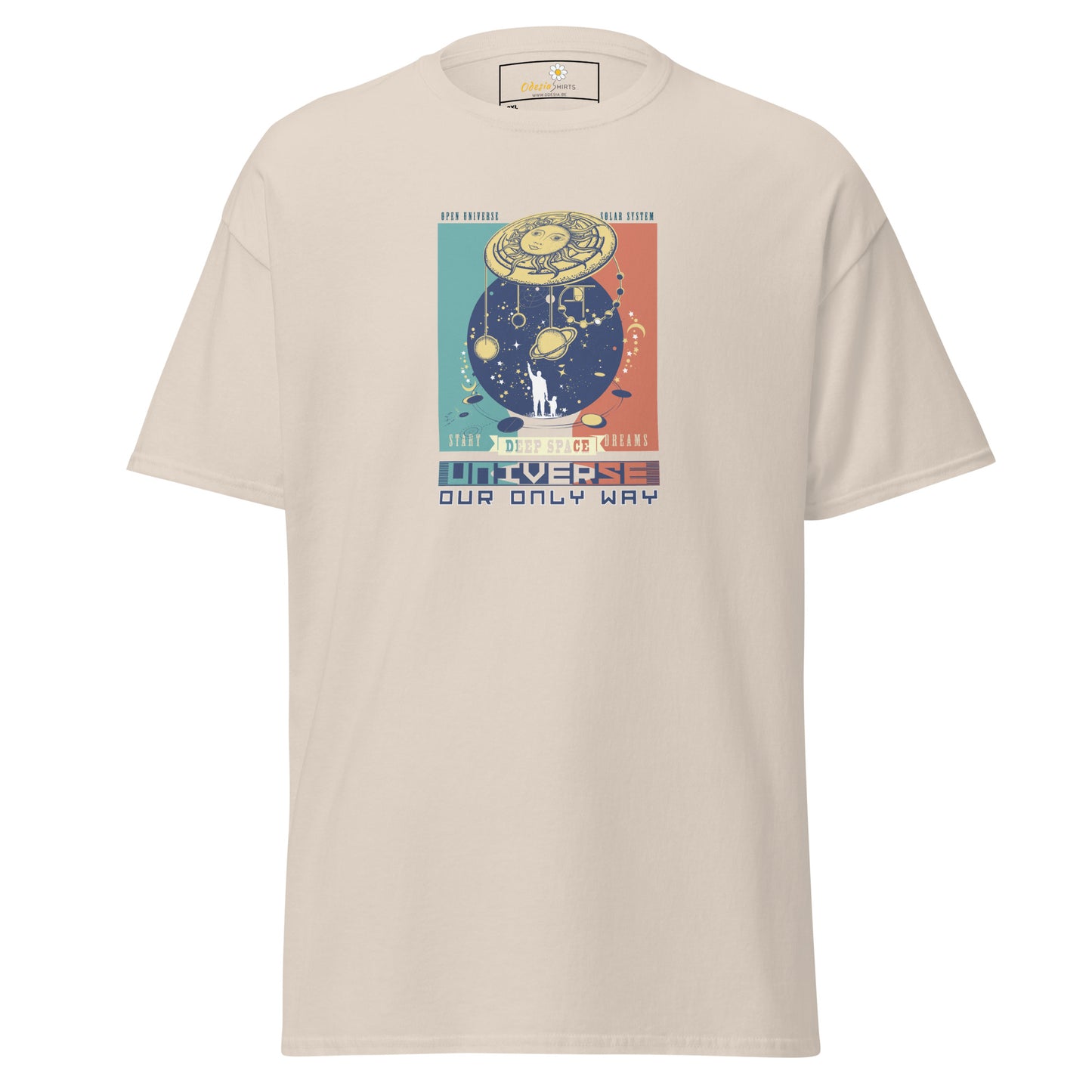 Unisex classic t-shirt - ADVENTURE UNIVERSE OUR ONLY WAY - BIG