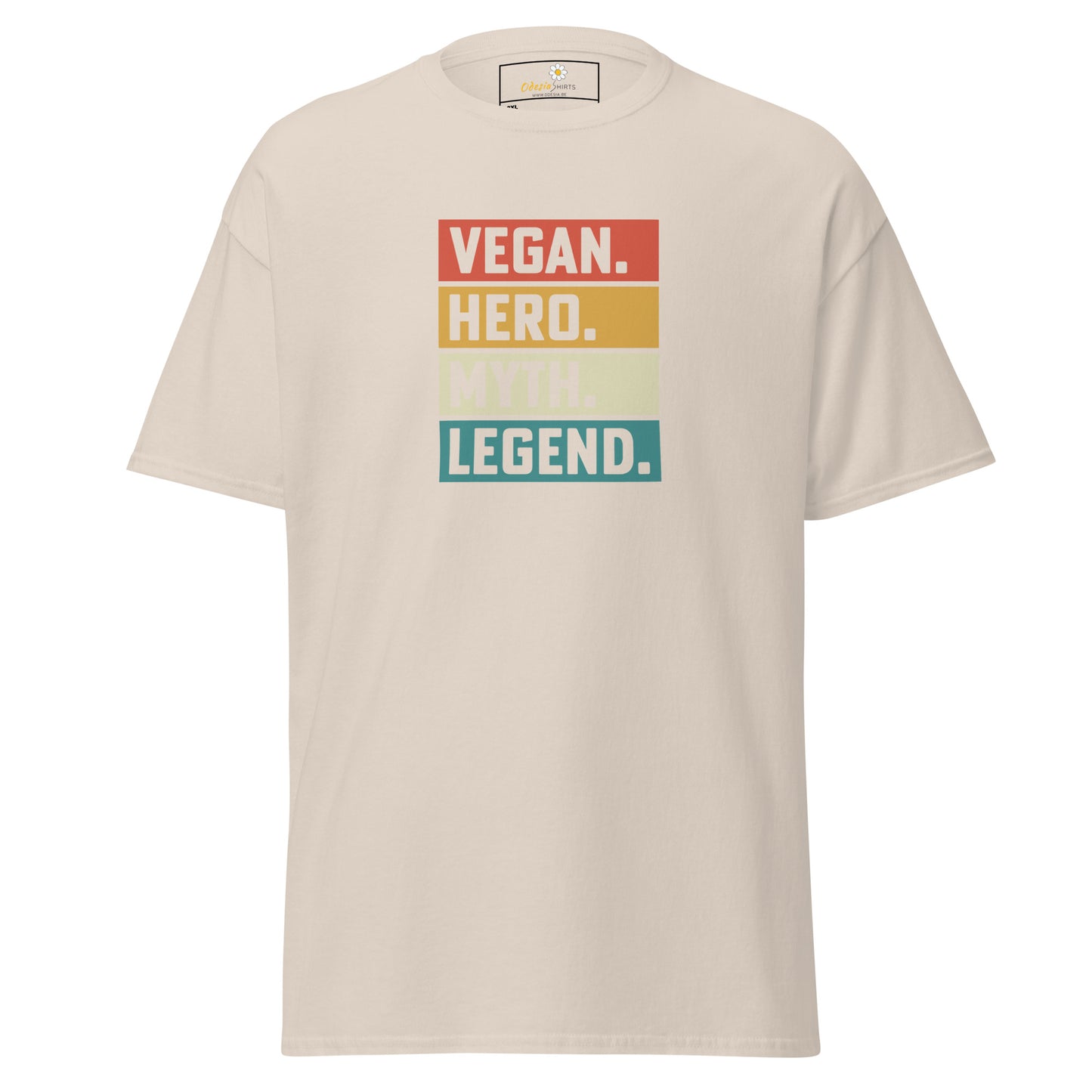 T-shirt classique unisexe - ECOVEG VEGAN HERO LEGEND - GRAND