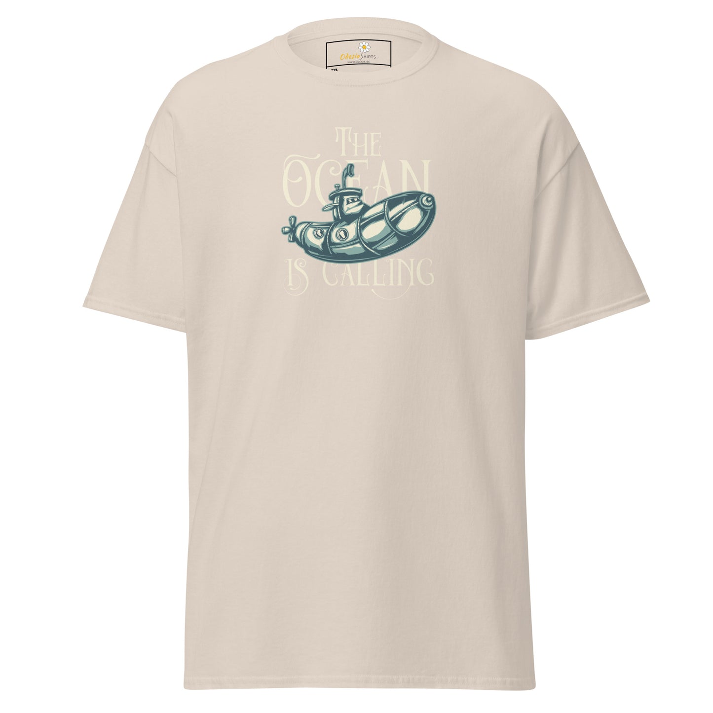 Unisex classic t-shirt - ADVENTURE THE OCEAN IS CALLING - BIG