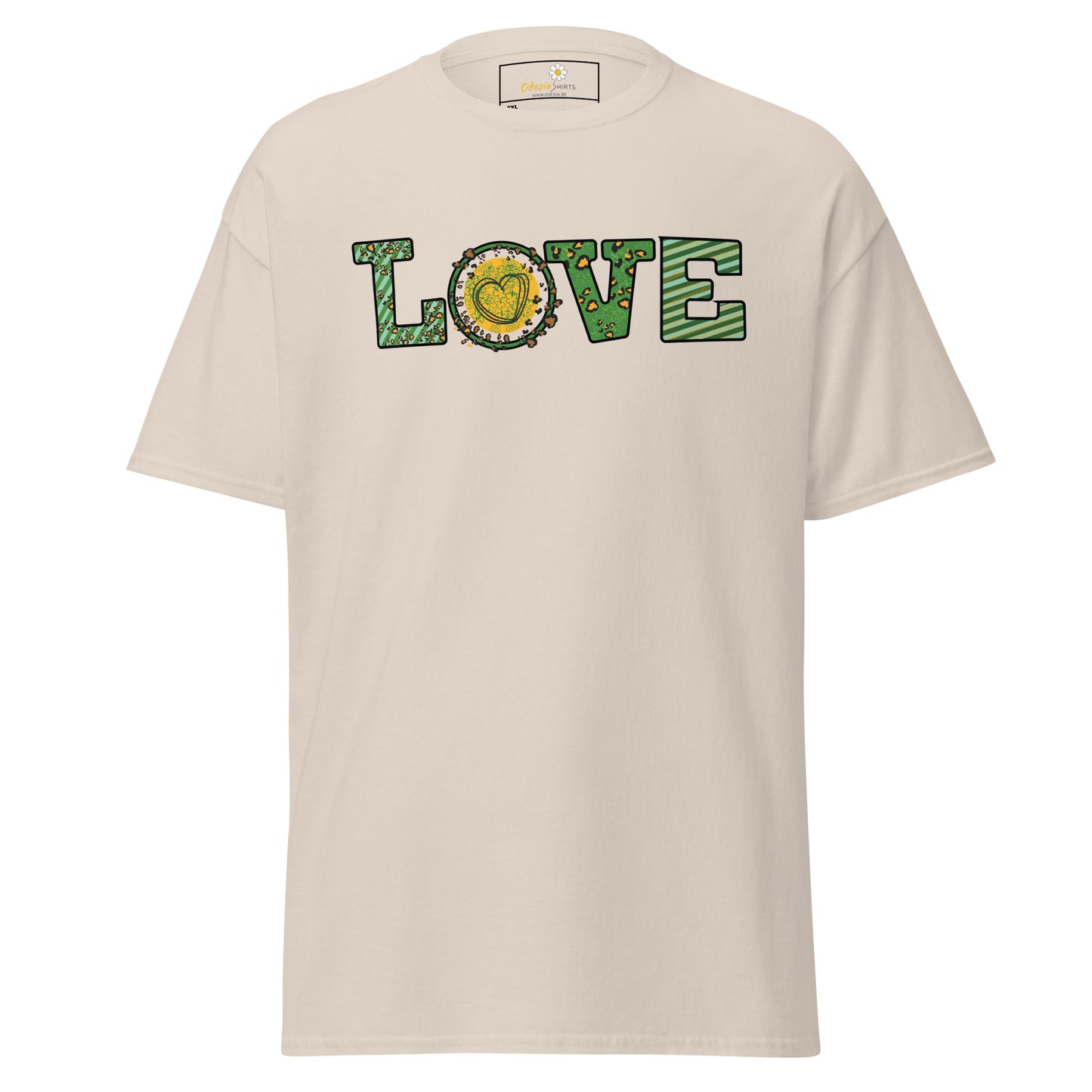 Unisex classic t-shirt - TEXT LOVE - BIG