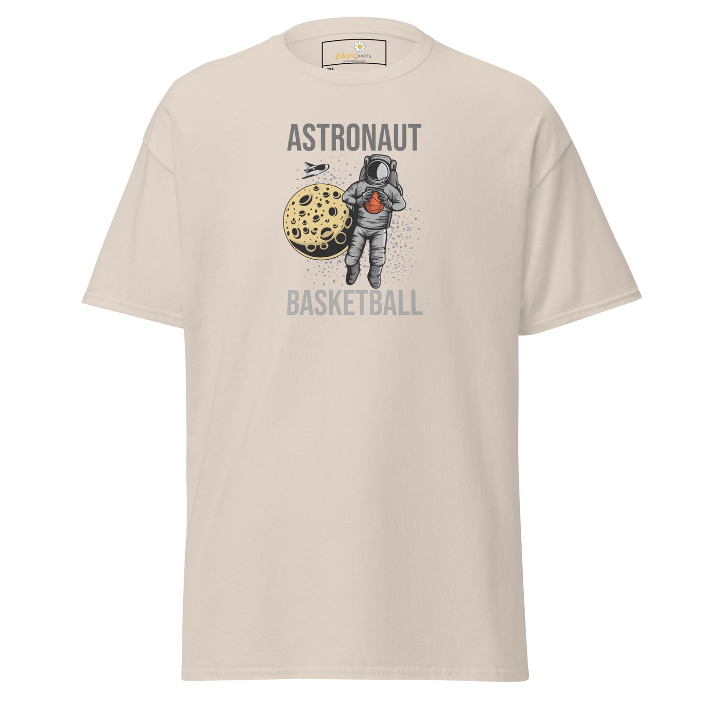 Unisex classic t-shirt - ASTRONAUT BASKETBALL - BIG