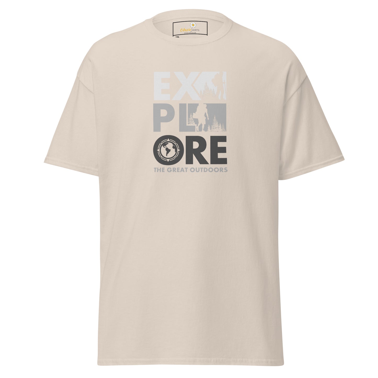 Unisex classic t-shirt - ADVENTURE EXPLORE OUTDOORS - BIG
