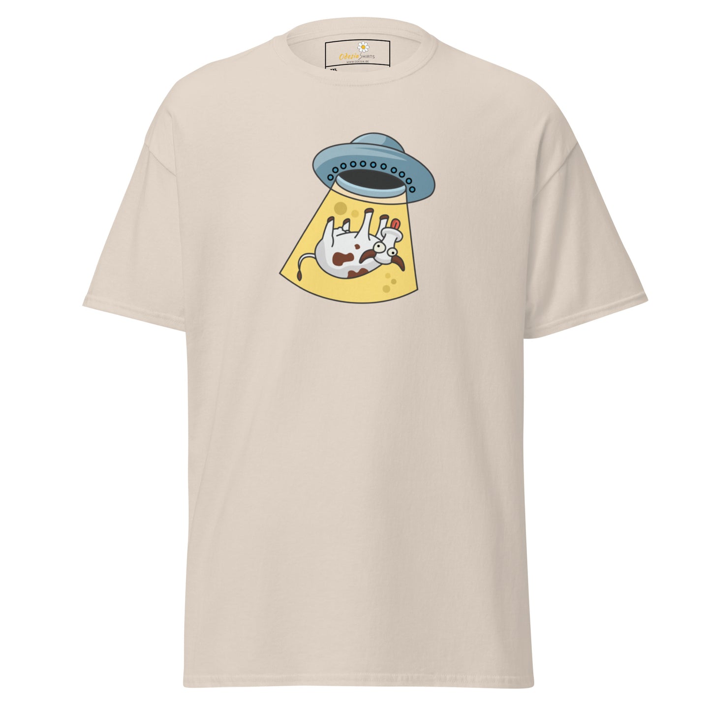 Unisex classic t-shirt - ALIEN SPACE COW - BIG