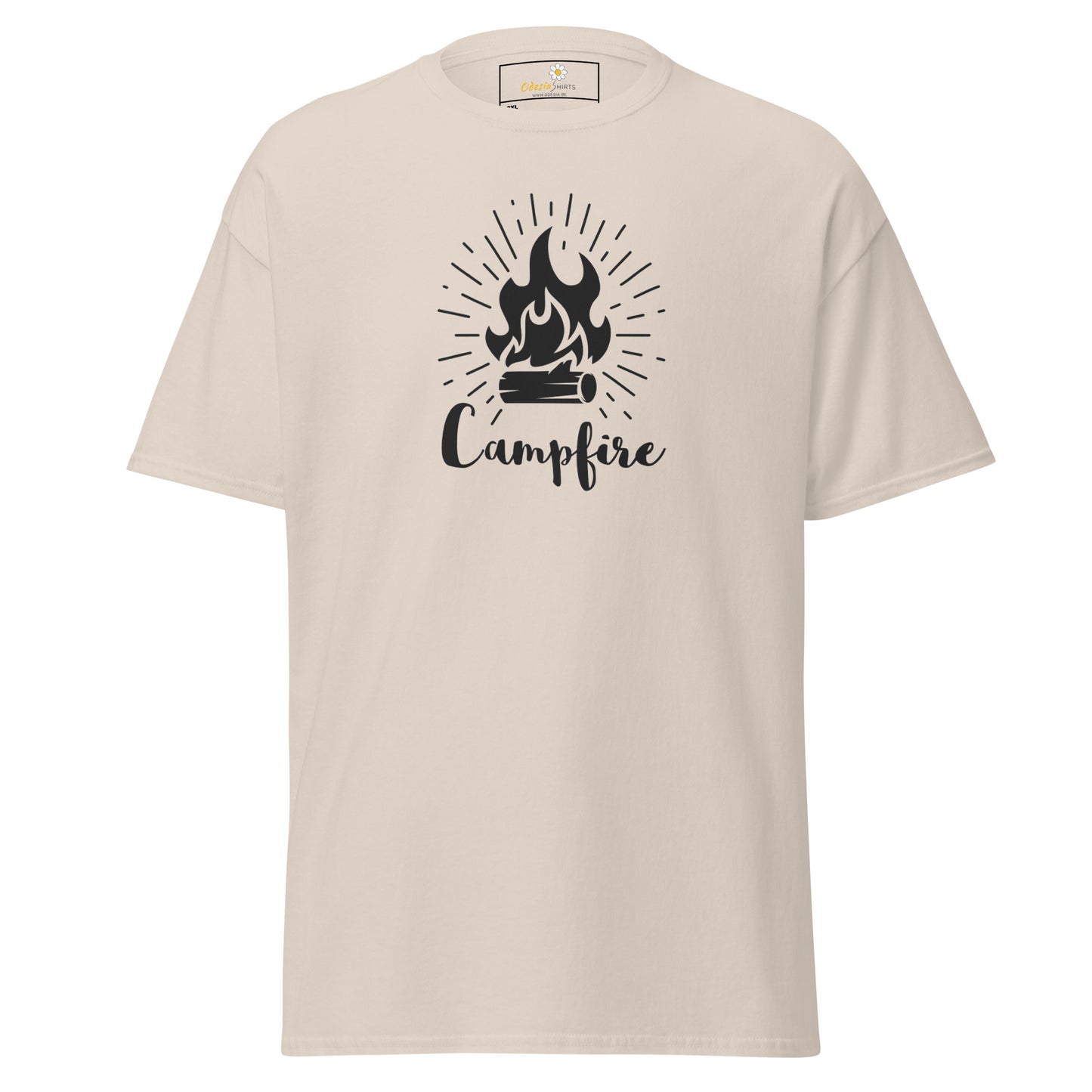 Unisex classic t-shirt - ADVENTURE CAMPFIRE - BIG
