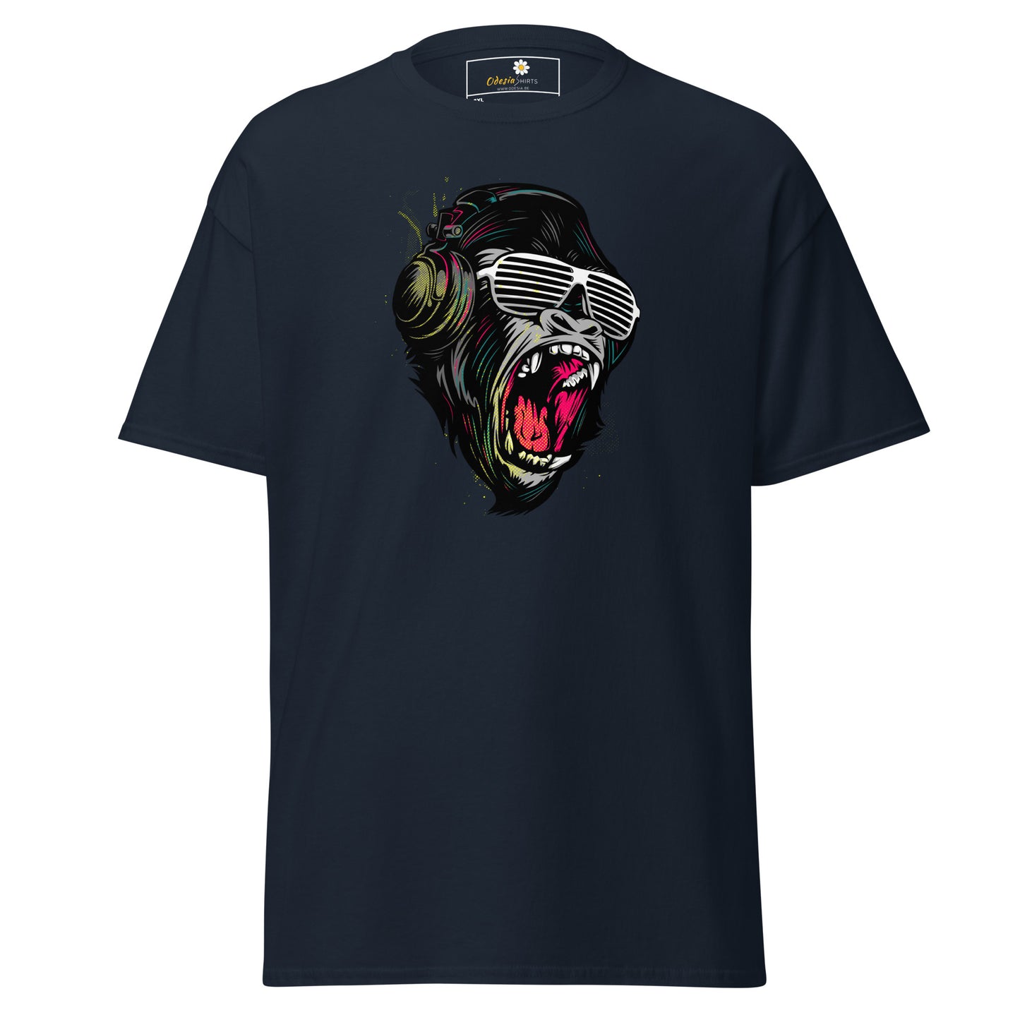T-shirt classique pour homme - WILDLIFE GORILLA SCREAM - BIG