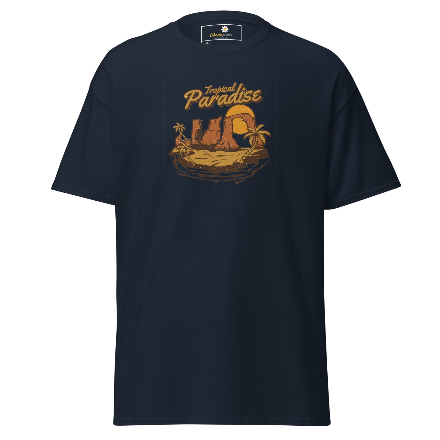 T-shirt classique homme - SUMMER TROPICAL PARADISE - BIG