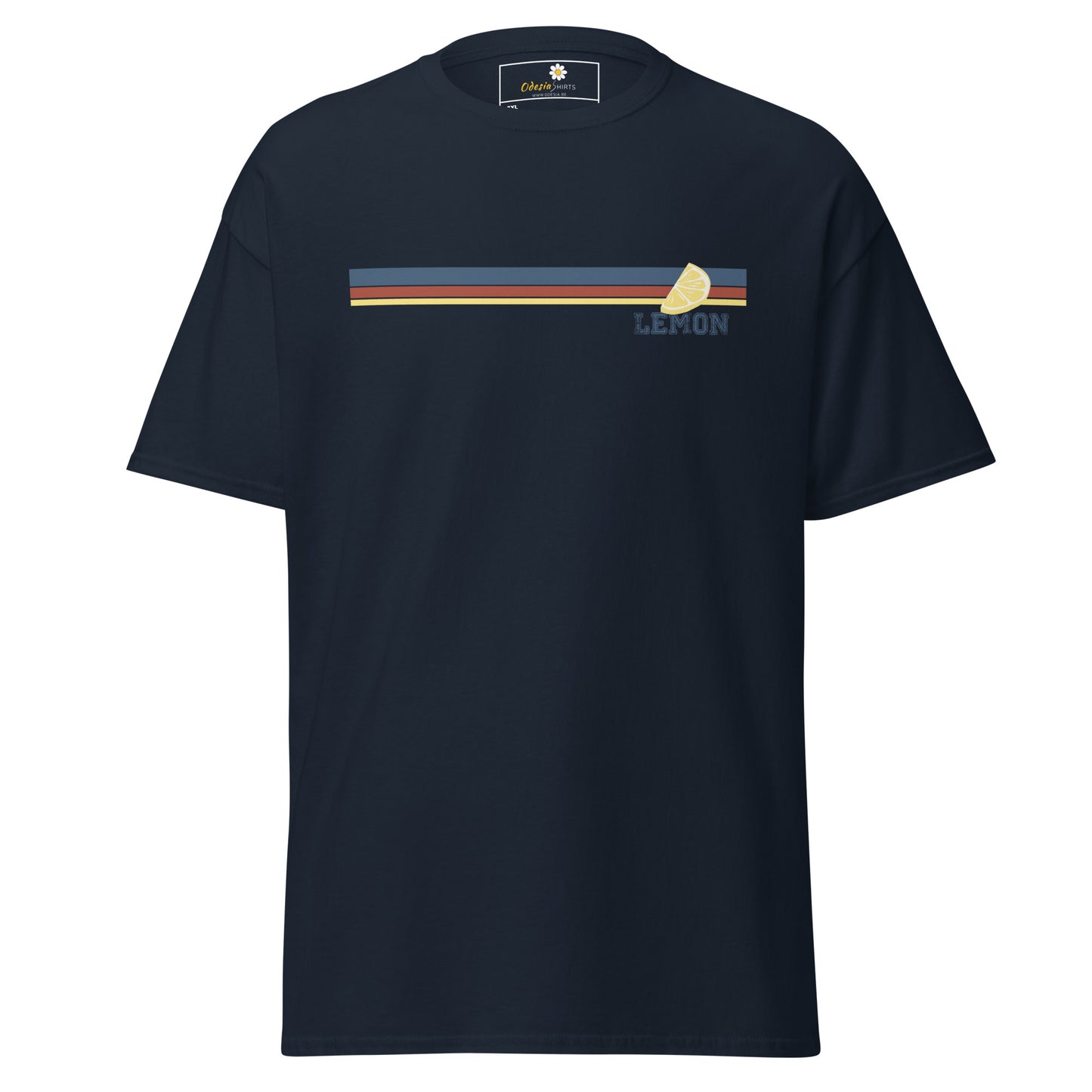 Unisex classic t-shirt - MISC LEMON LINES - BIG