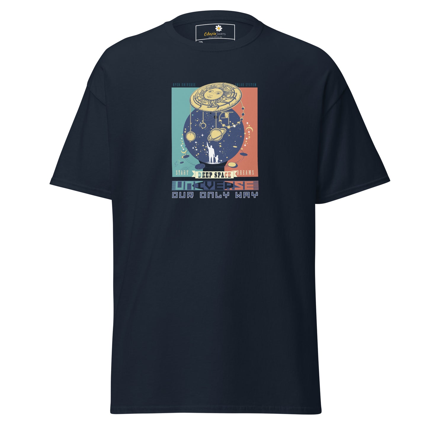 Unisex classic t-shirt - ADVENTURE UNIVERSE OUR ONLY WAY - BIG