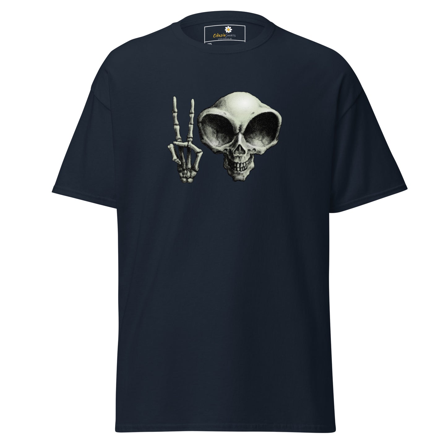 Unisex classic t-shirt - ALIEN PEACE - BIG
