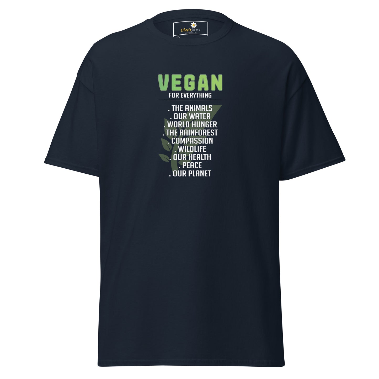 Unisex classic t-shirt - ECOVEGAN REASONS - BIG