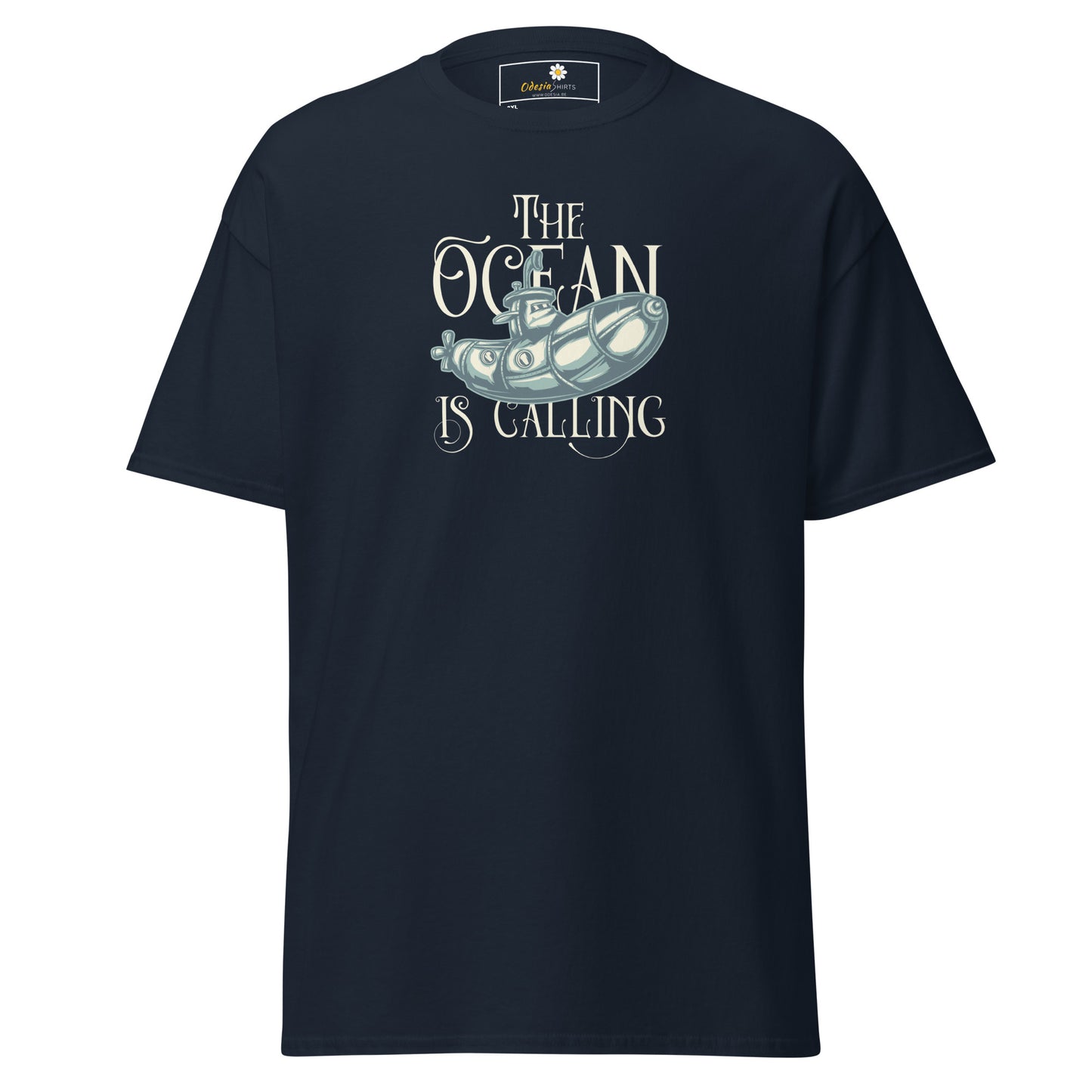 Unisex classic t-shirt - ADVENTURE THE OCEAN IS CALLING - BIG