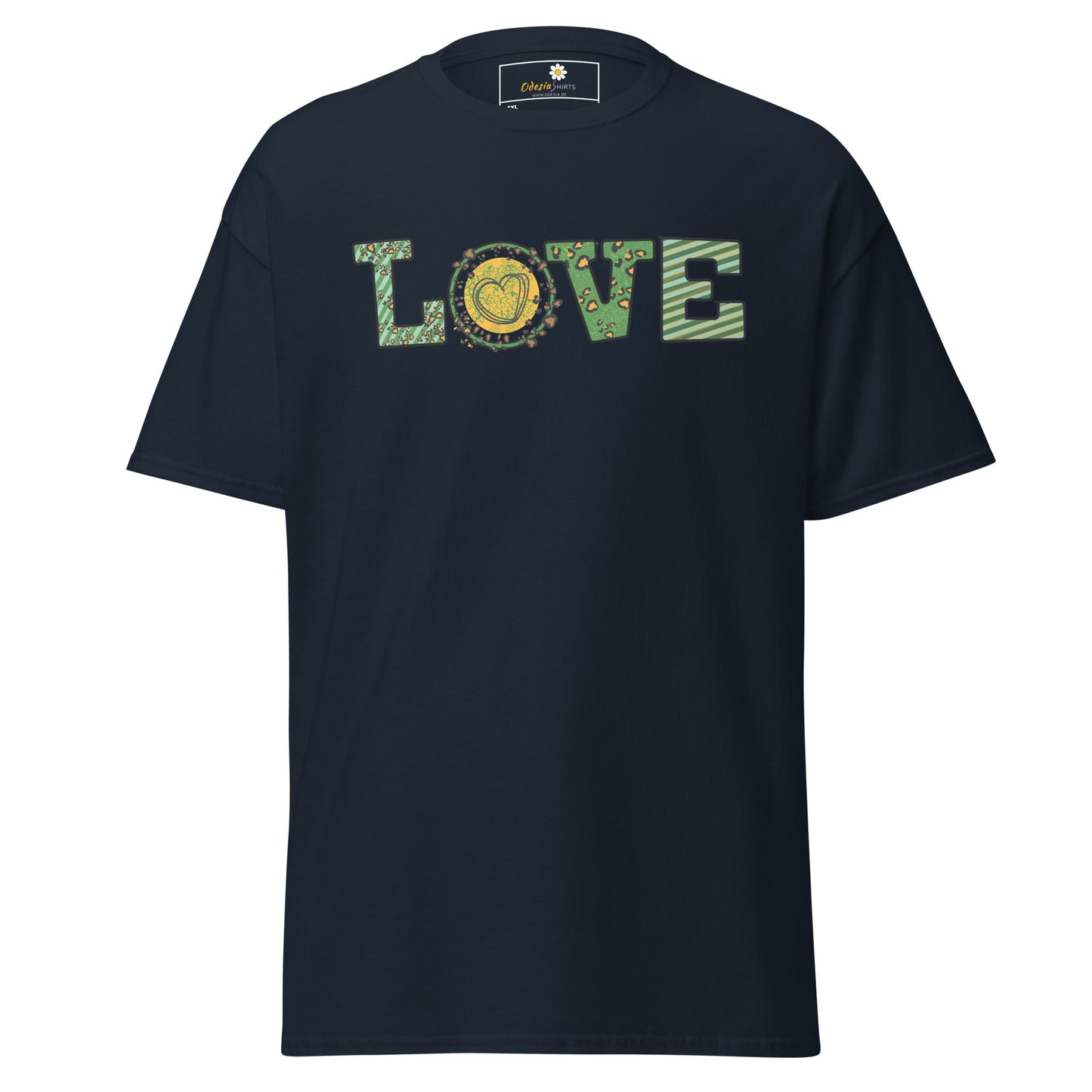 Unisex classic t-shirt - TEXT LOVE - BIG