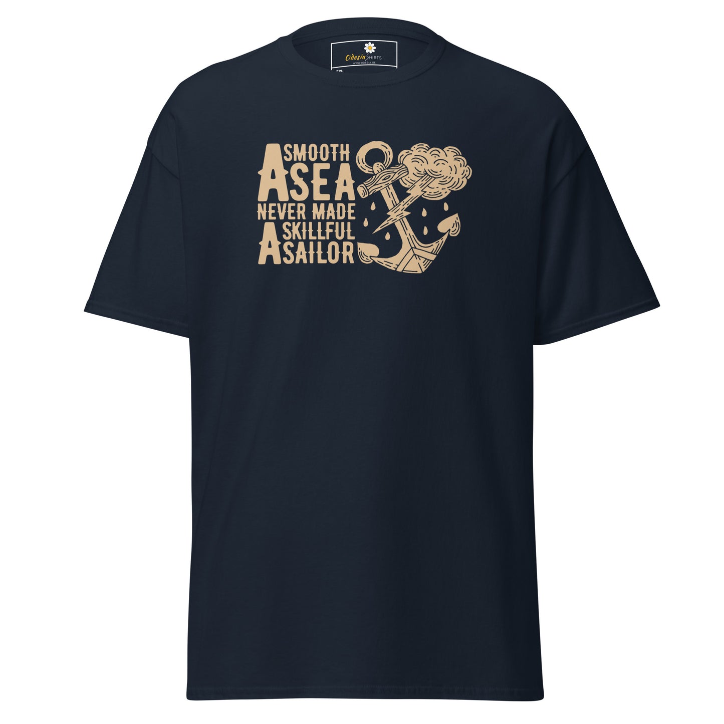 Unisex classic t-shirt - NATURE SMOOTH SEA SKILLED SAILOR - BIG