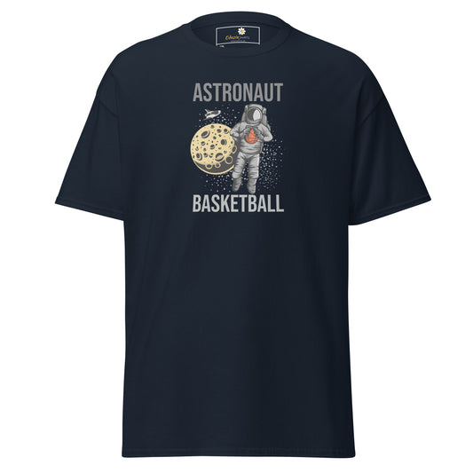 Unisex klassiek t-shirt - ASTRONAUT BASKETBAL - GROOT