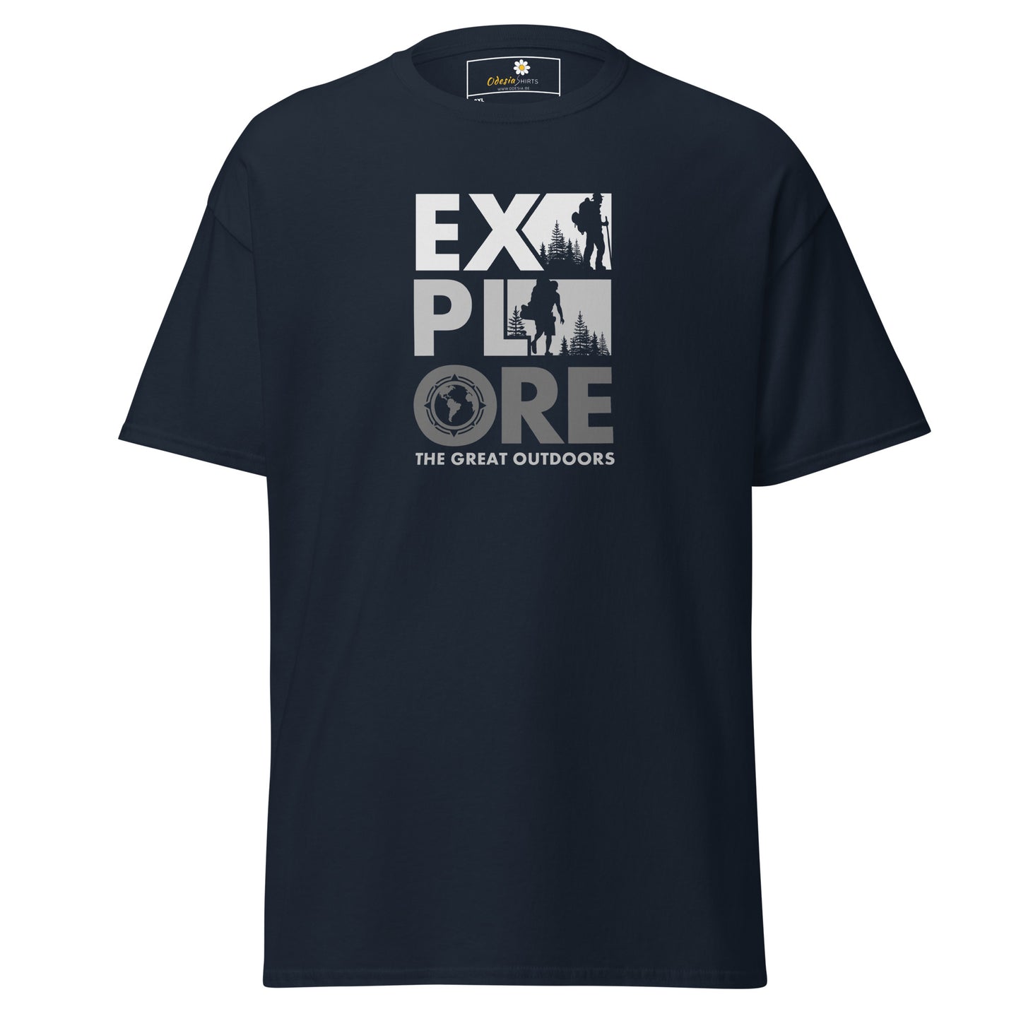 Unisex classic t-shirt - ADVENTURE EXPLORE OUTDOORS - BIG