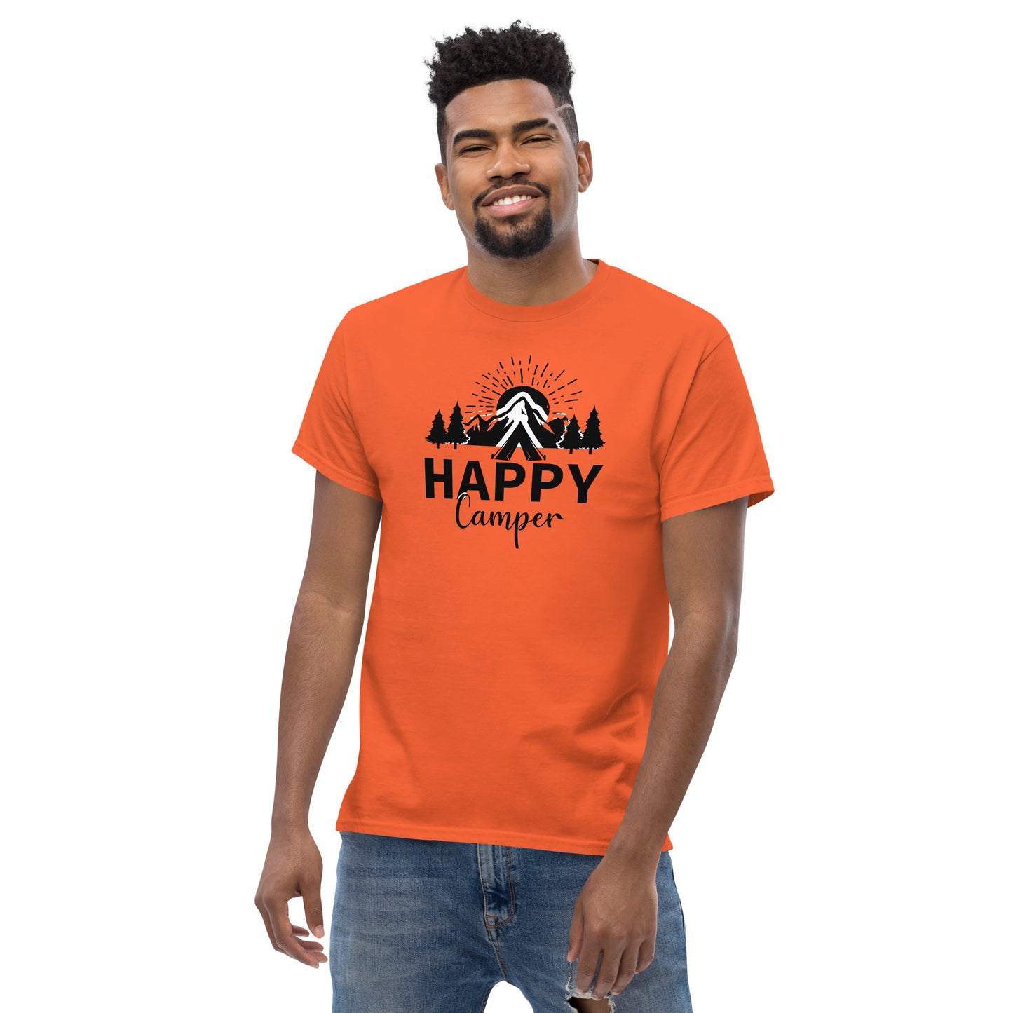 Unisex classic t-shirt - ADVENTURE HAPPY MOUNTAIN - BIG