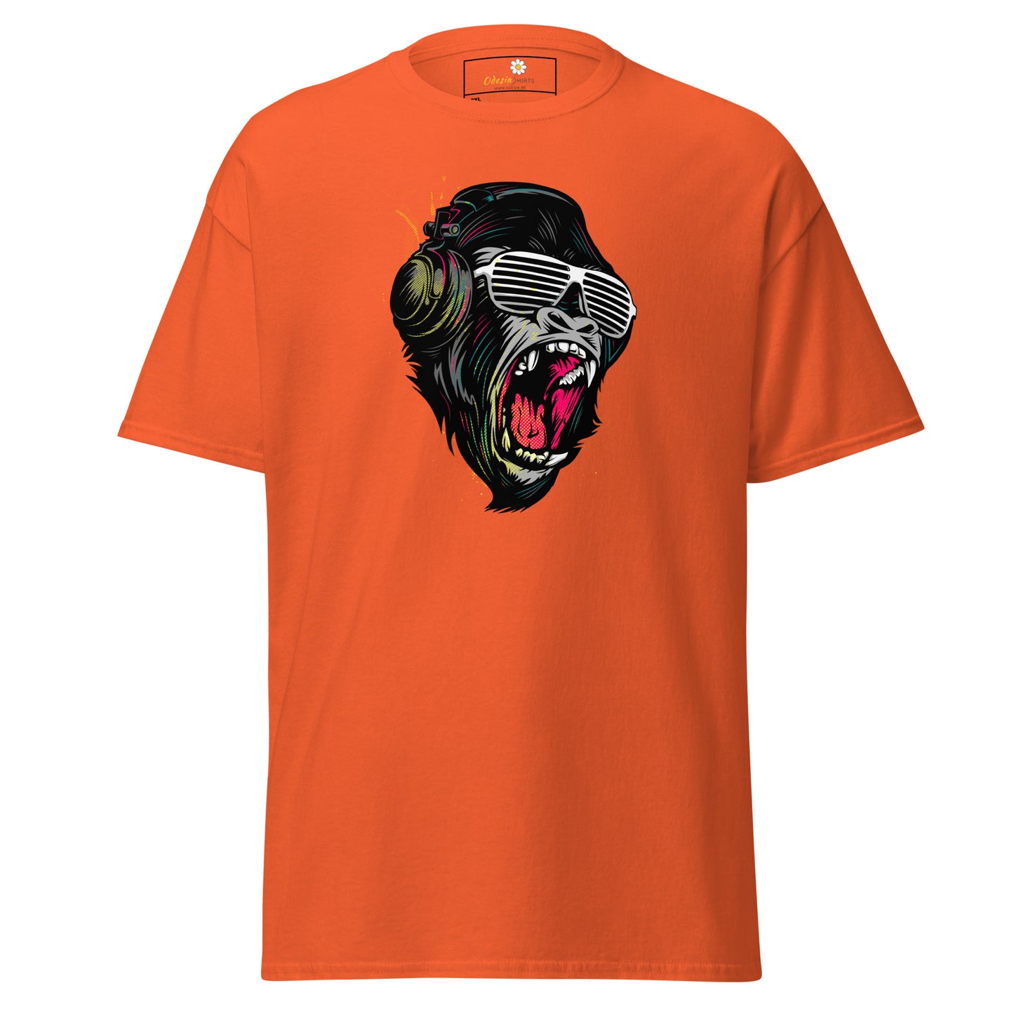 T-shirt classique pour homme - WILDLIFE GORILLA SCREAM - BIG