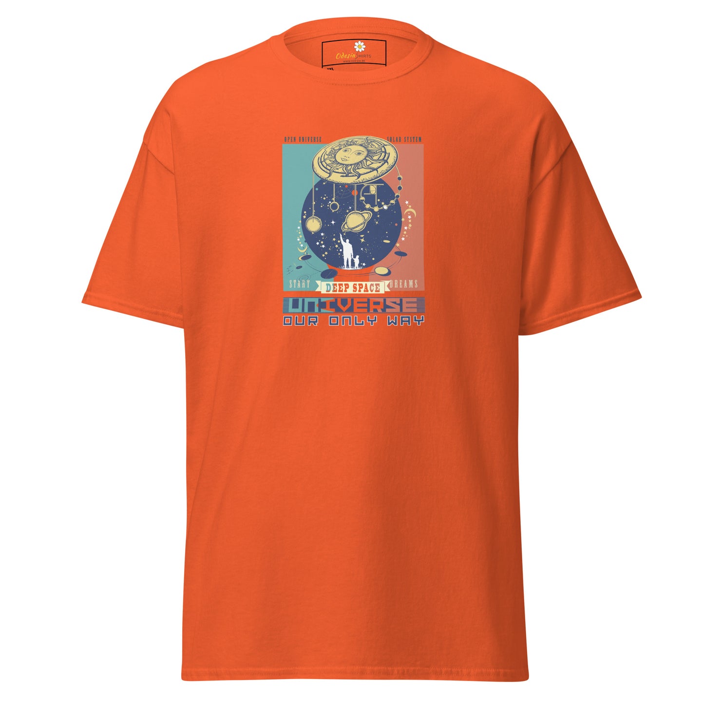 Unisex classic t-shirt - ADVENTURE UNIVERSE OUR ONLY WAY - BIG