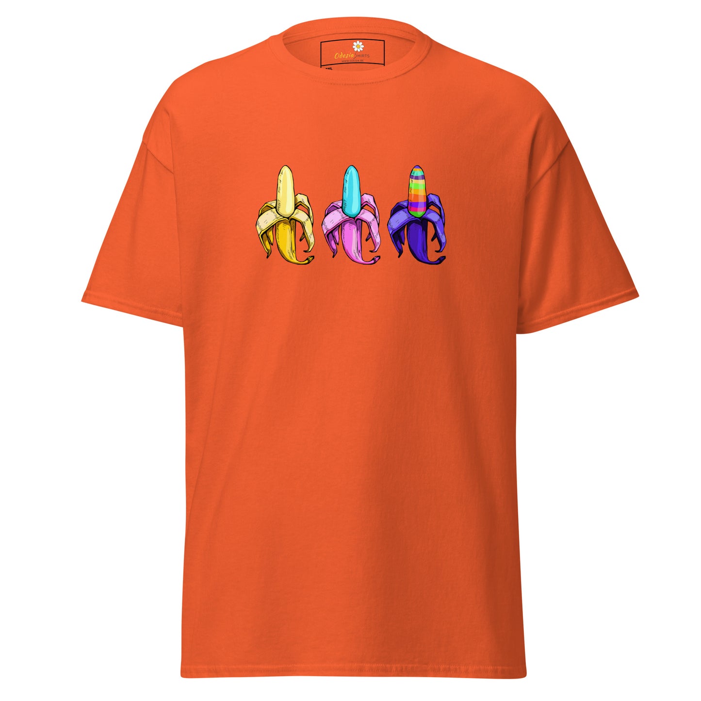 Unisex classic t-shirt - AMAZING THREE BANANAS - BIG