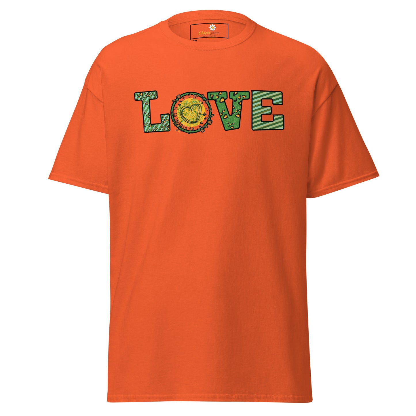Unisex classic t-shirt - TEXT LOVE - BIG