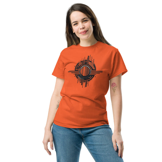 Unisex classic t-shirt - ABSTRACT SPHERES LINES - BIG