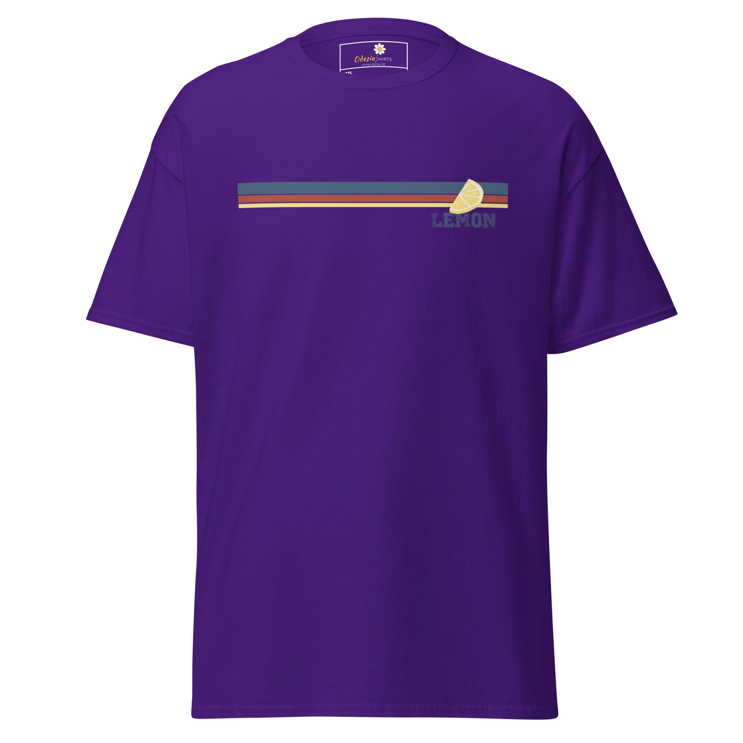 Unisex classic t-shirt - MISC LEMON LINES - BIG