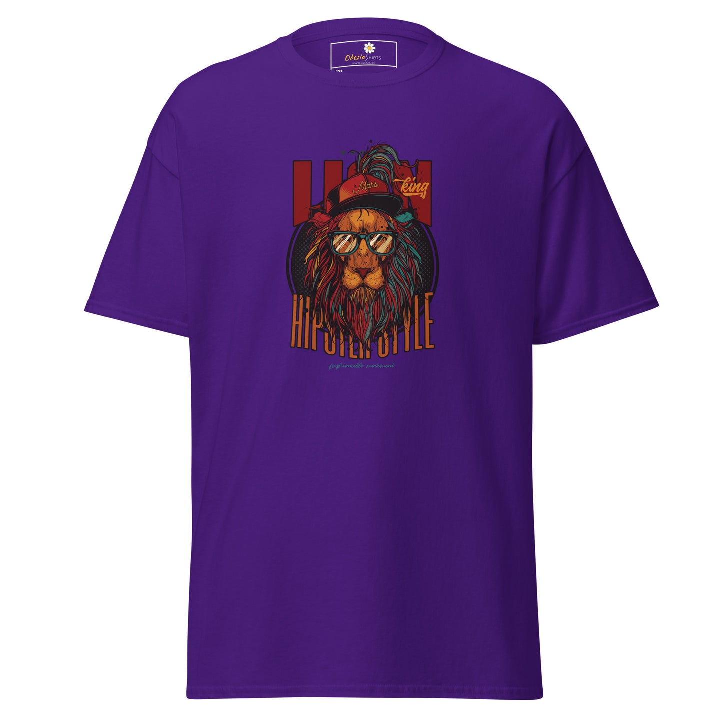 T-shirt classique unisexe - ANIMAUX LION - GRAND
