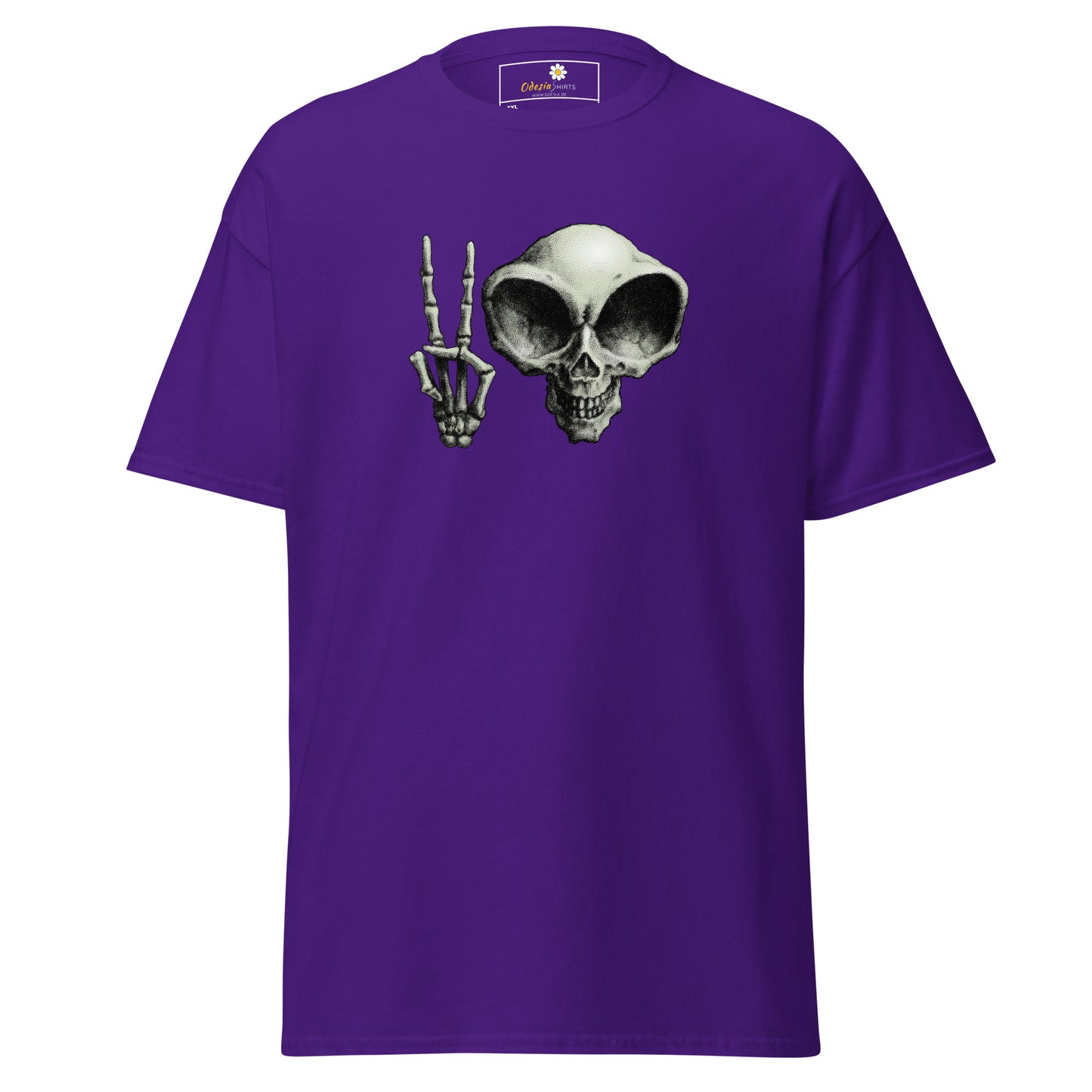 Unisex classic t-shirt - ALIEN PEACE - BIG