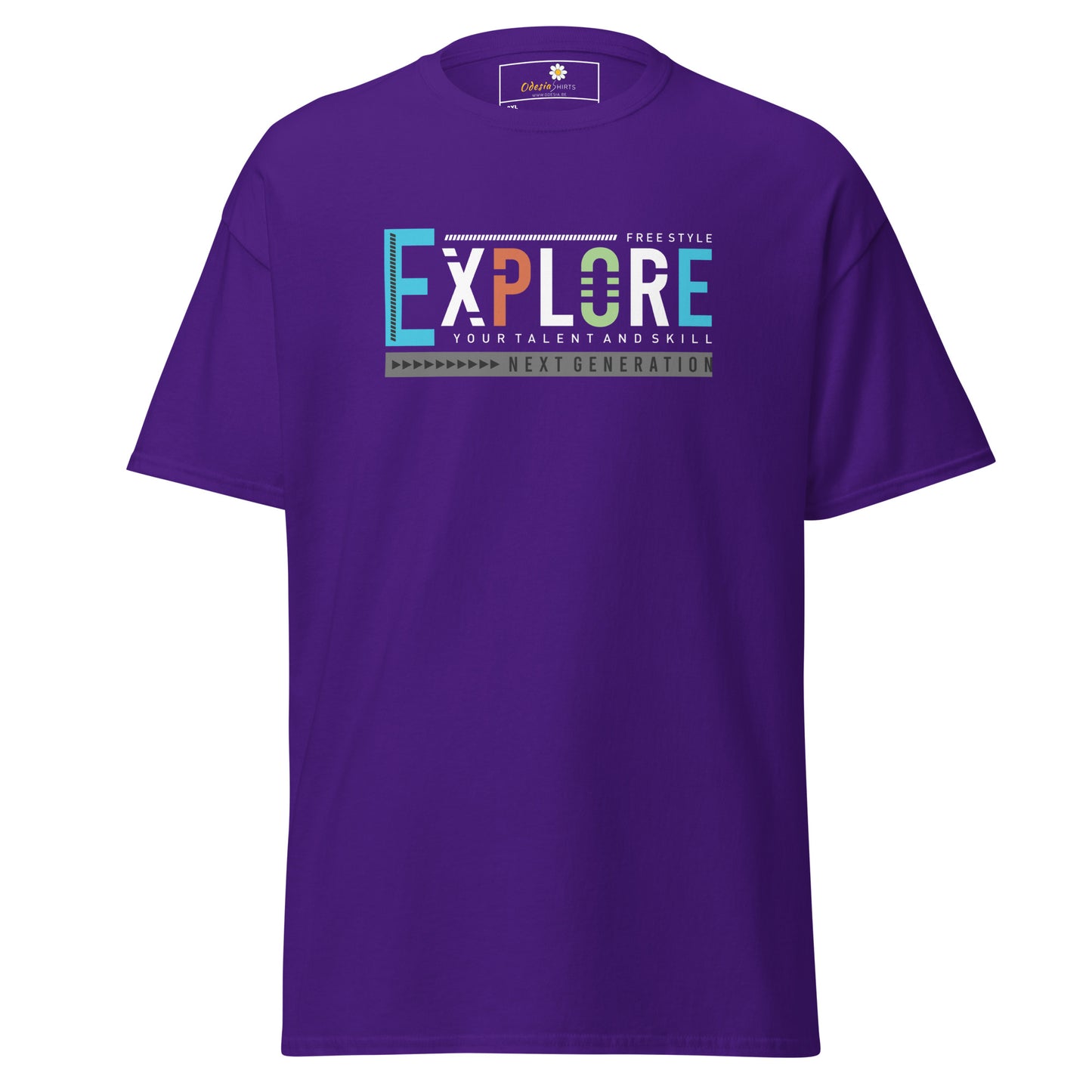 Unisex classic t-shirt - ADVENTURE EXPLORE FREESTYLE - BIG