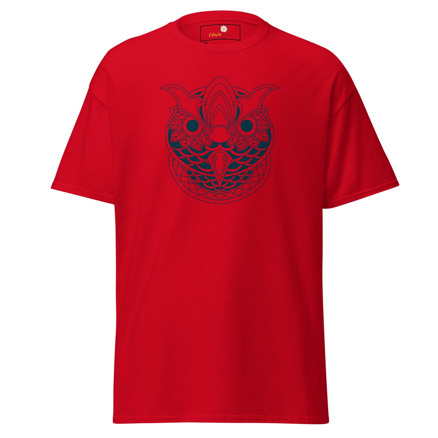 T-shirt classique pour homme - WILDLIFE OWL ABSTRACT - BIG
