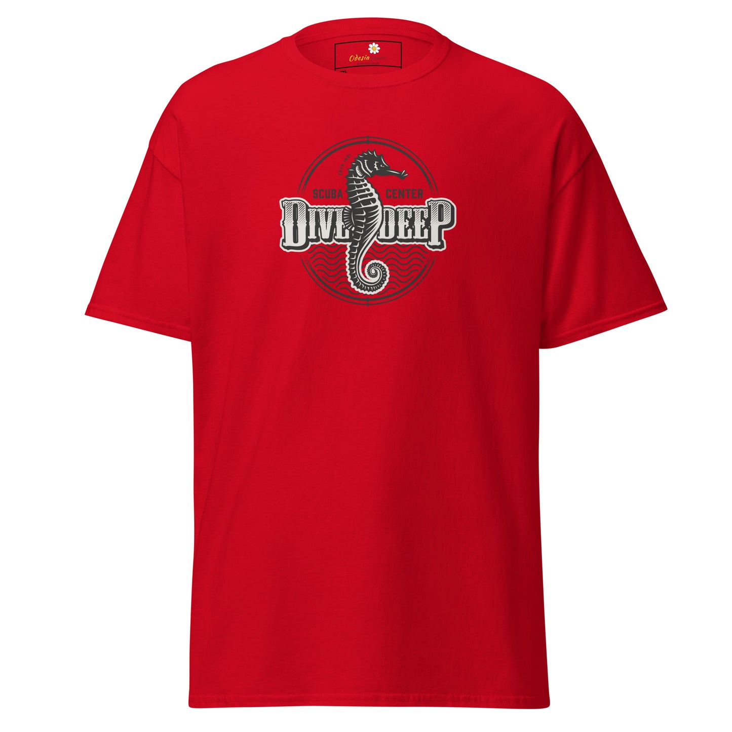 Unisex classic t-shirt - SPORT DIVE DEEP - BIG